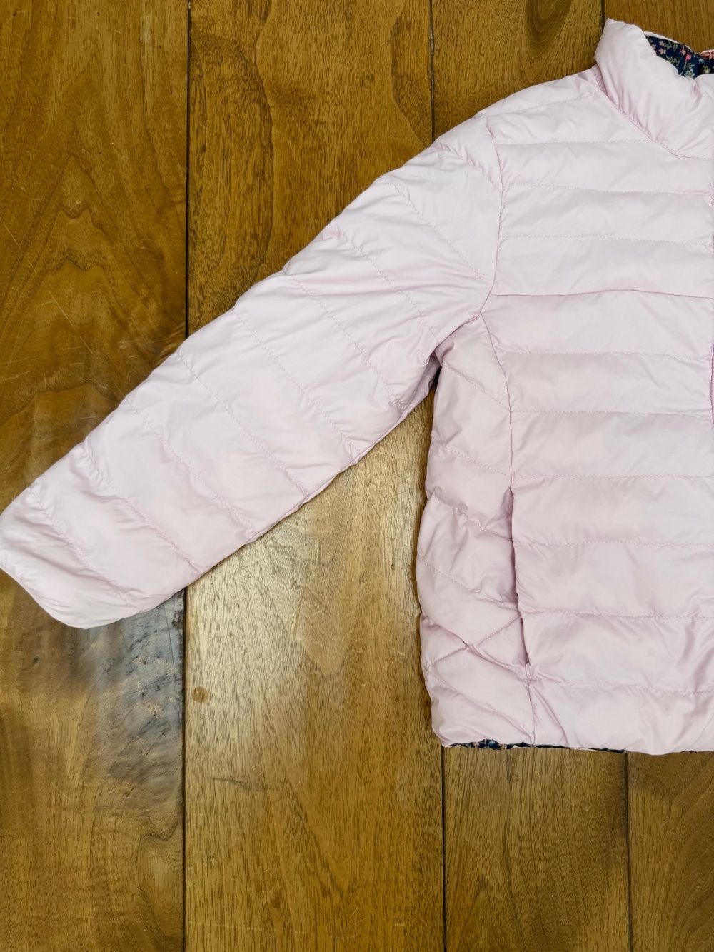 Polo Ralph Lauren Girls Reversible Puffer Jacket Pink Floral Size 6 - 7 - Picture 7 of 12